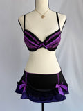vintage purple lingerie skirt set ⊹ ࣪ ˖ ໒꒱