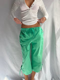 Vintage green capris cargo pants