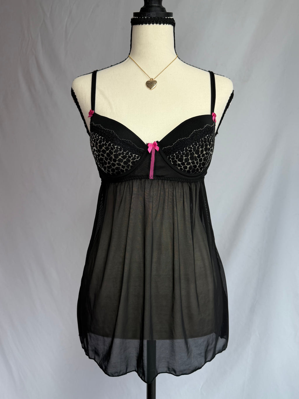 vintage cheetah print babydoll dress ⊹ ࣪ ˖