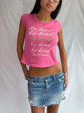 Vintage Juicy Couture pink baby tee