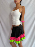 Vintage sequin asymmetrical skirt