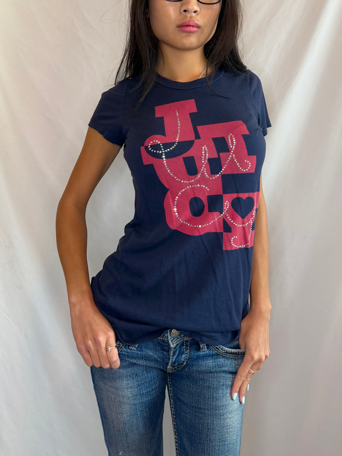 Vintage Juicy Couture rhinestone tee