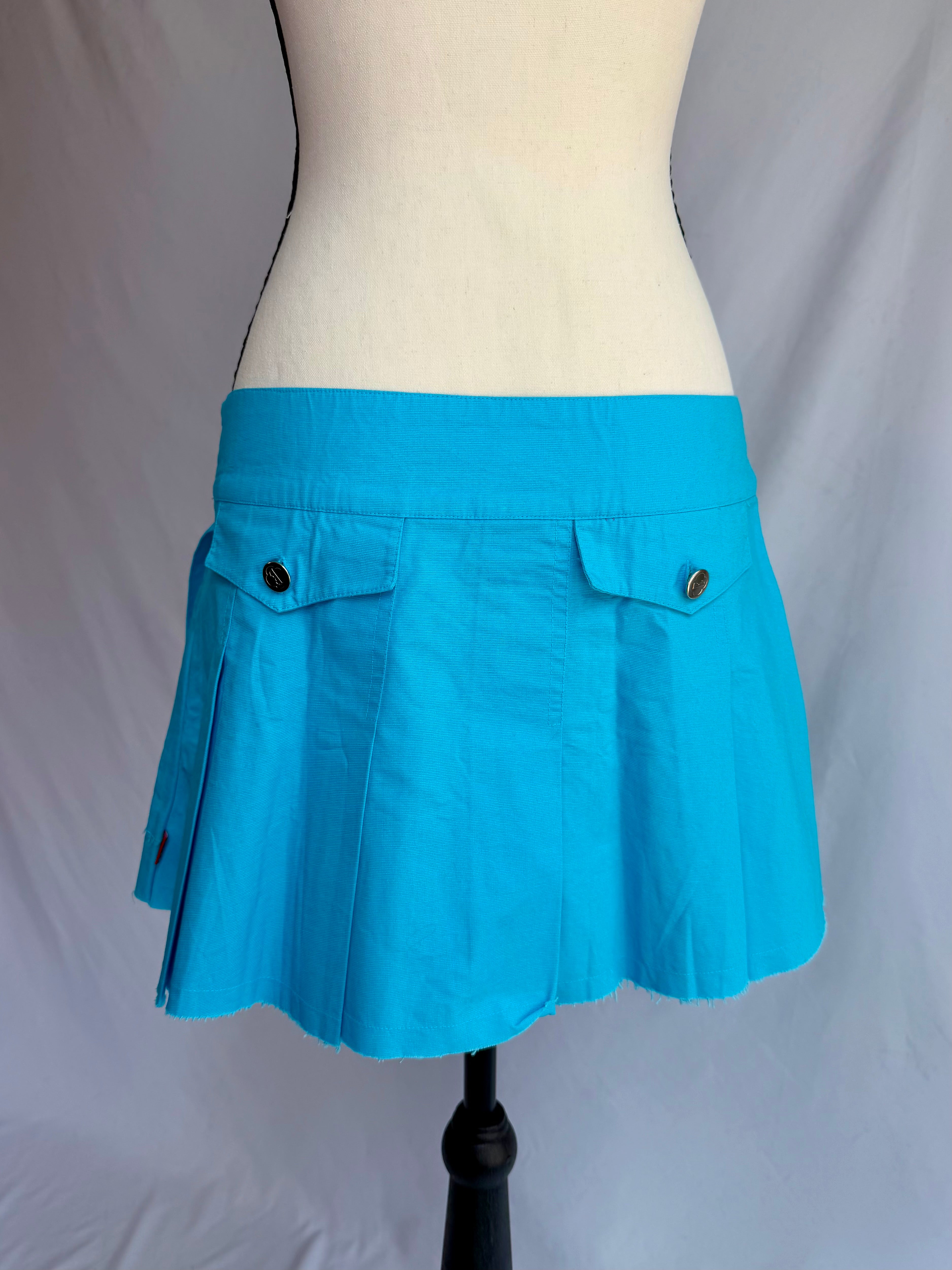 vintage 2007 ELLE Paris wrap mini skirt 𑣲⋆｡˚
