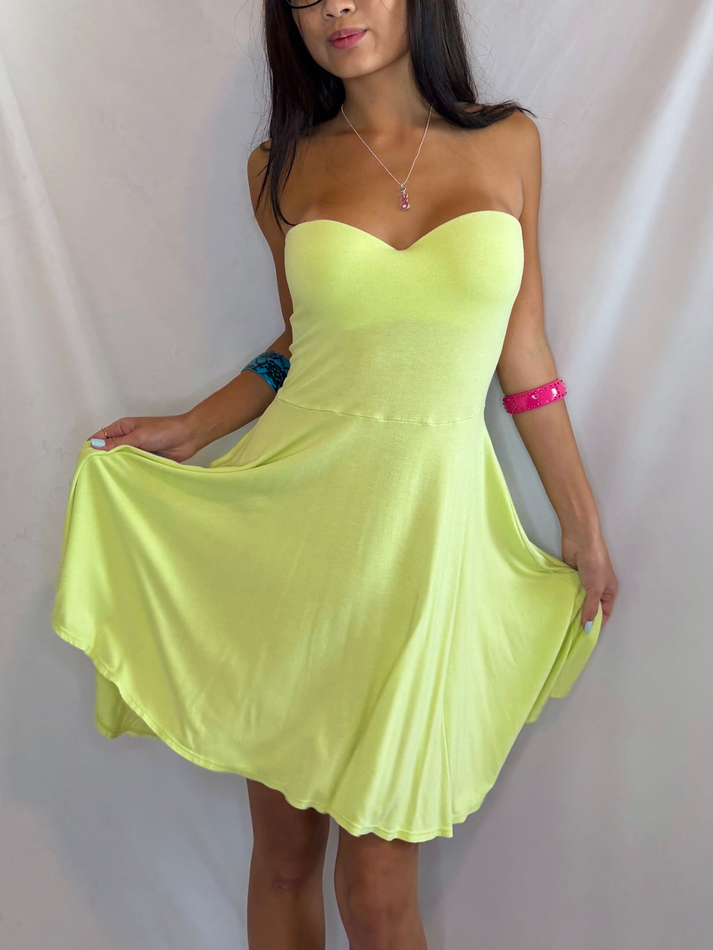 Vintage Victoria Secret strapless mini dress