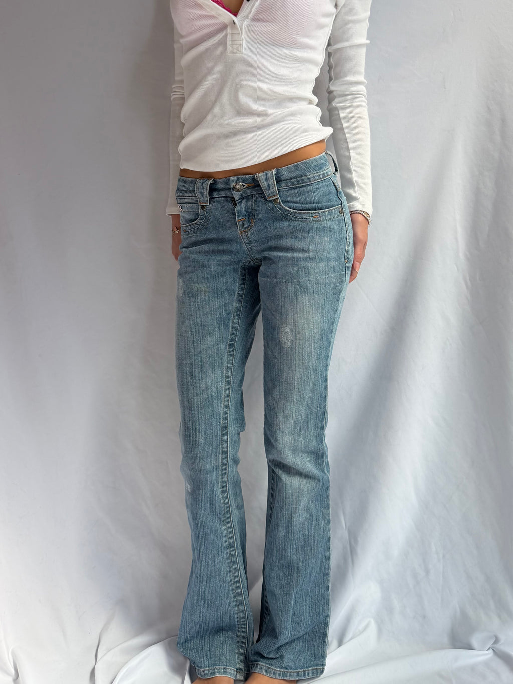 Vintage Candies flare sequin jeans