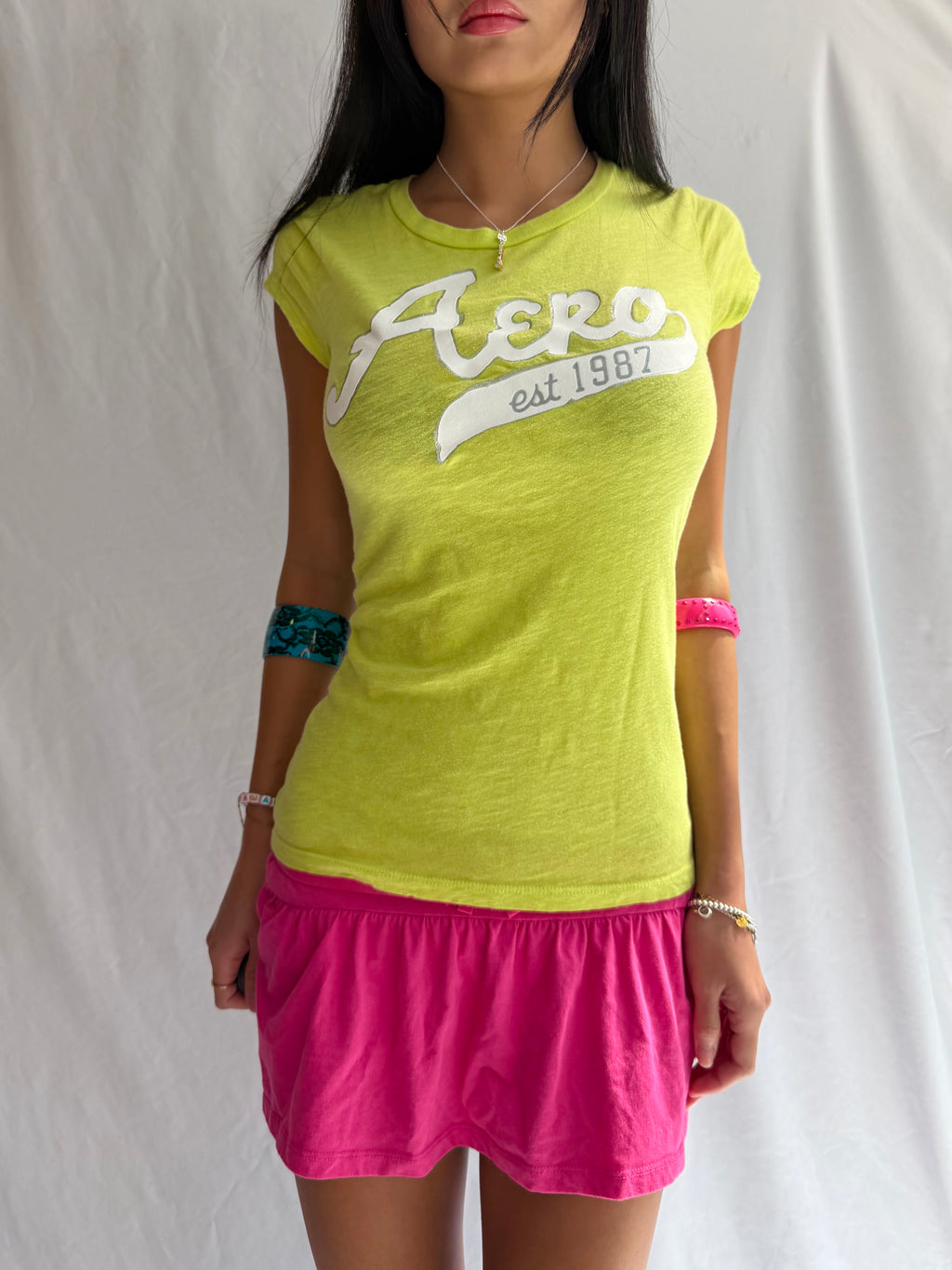 Vintage Aeropostale fitted graphic baby tee
