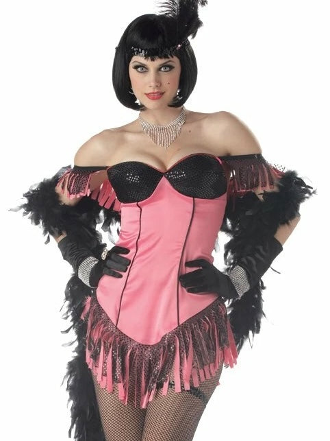 Vintage pink cabaret costume dress