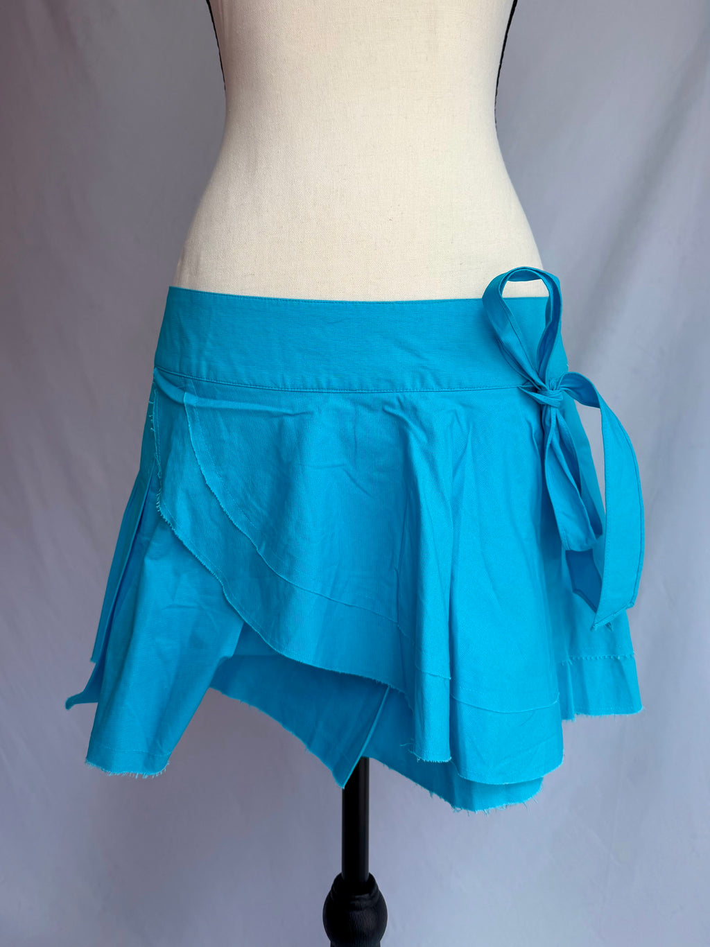 Vintage ELLE Paris wrap mini skirt