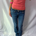 Vintage low rise bootcut jeans