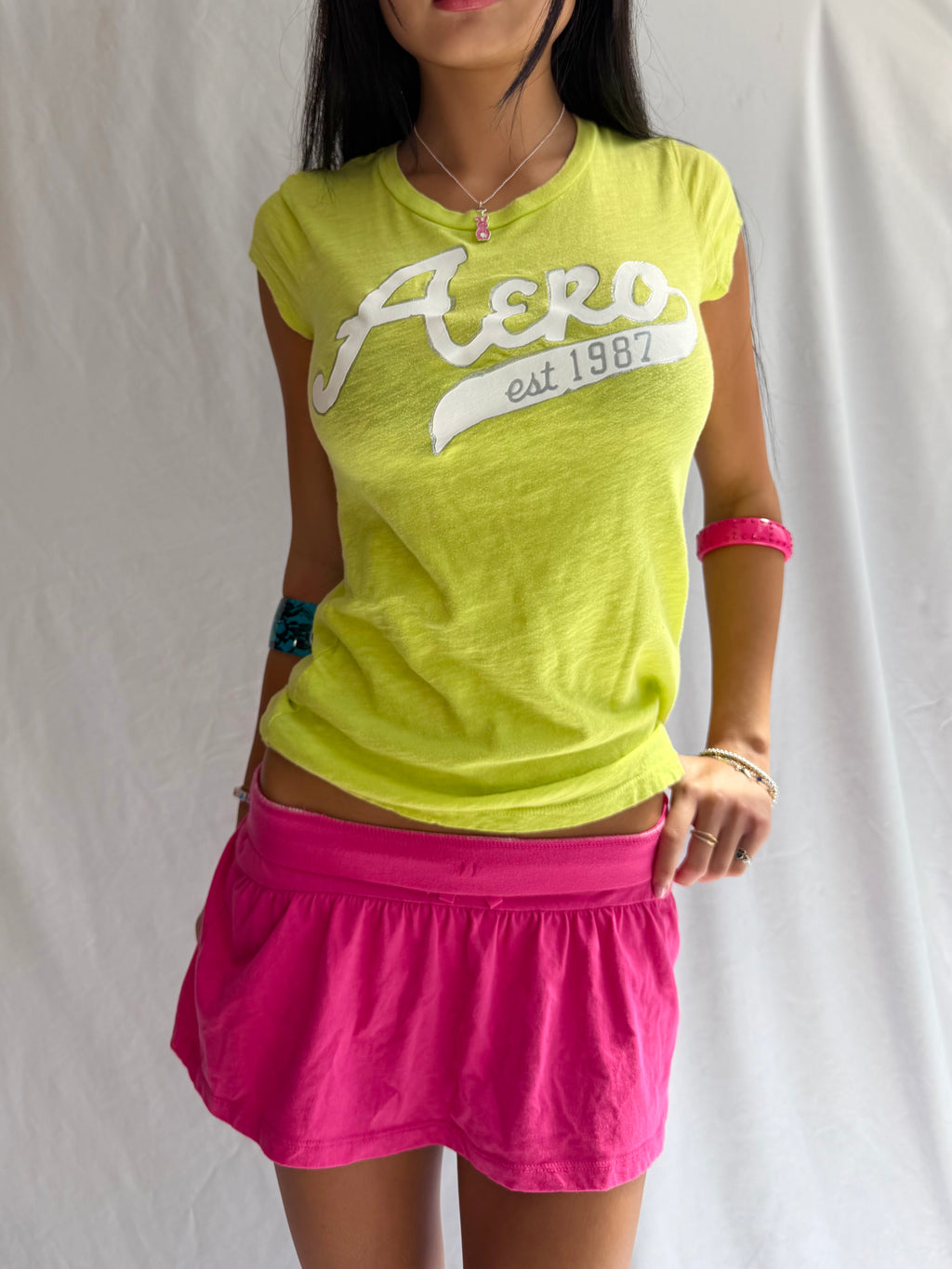 Vintage Aeropostale fitted graphic baby tee