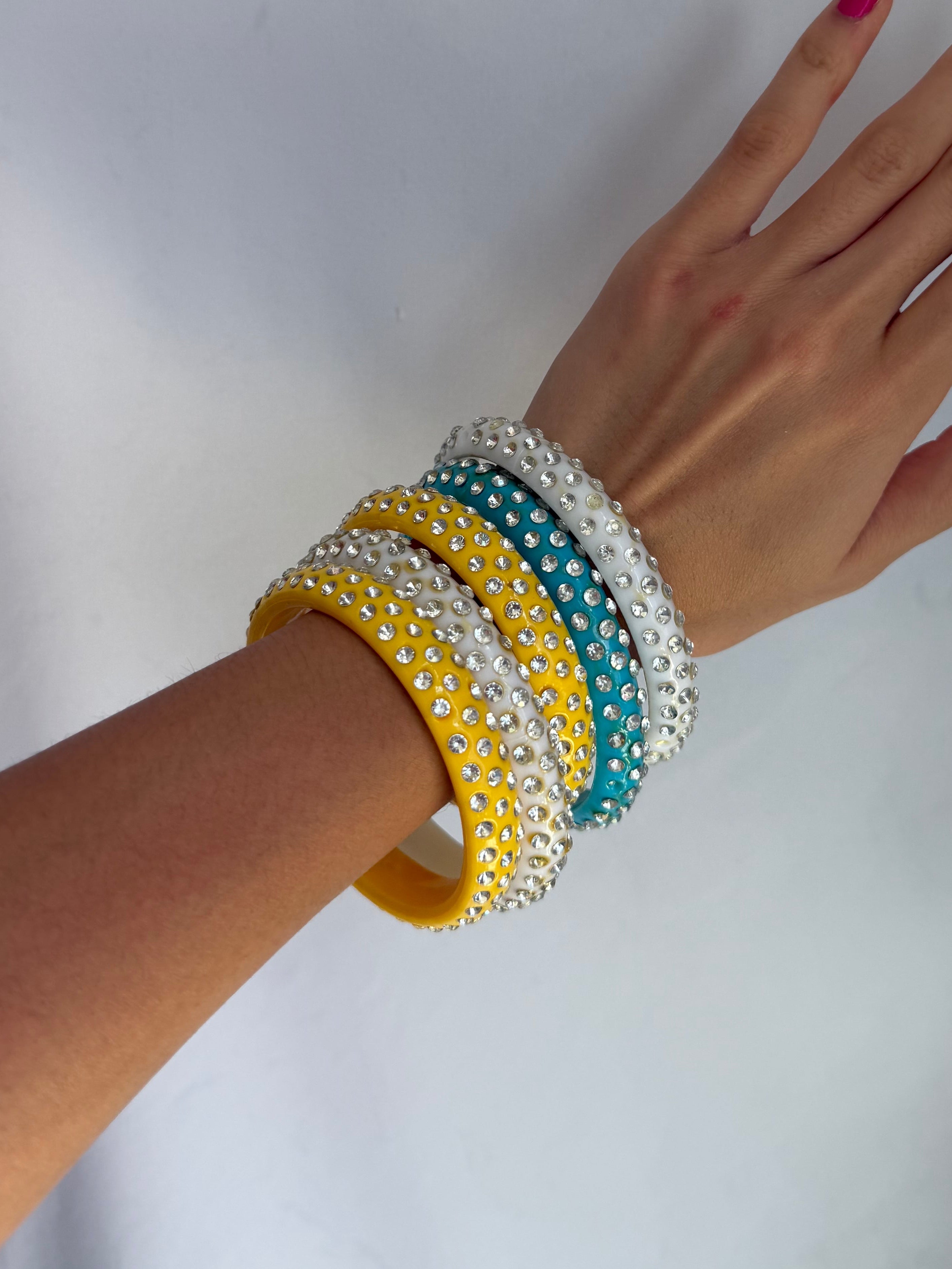 deadstock bangle bracelet set ‧₊ ♪˚⊹