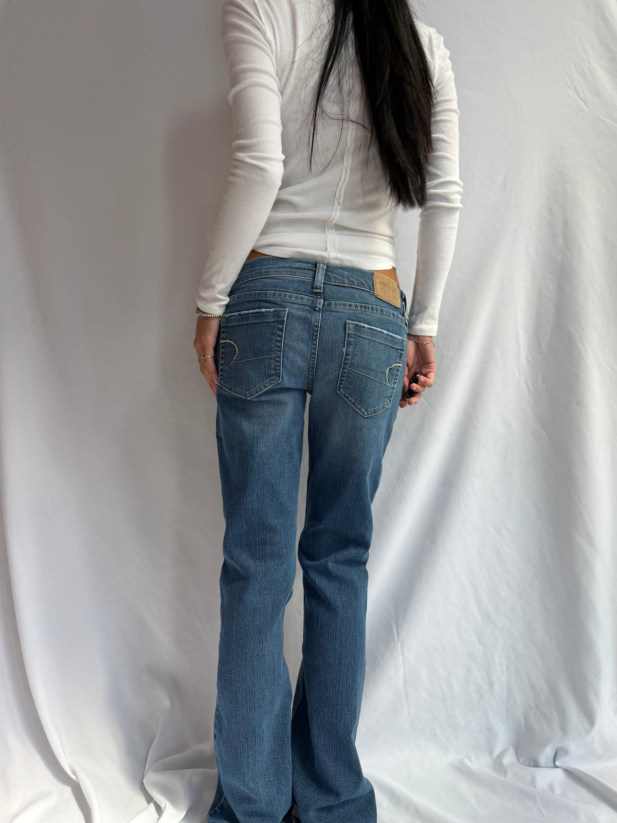 Vintage American Eagle low rise flare jeans