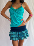 Vintage Victoria Secret floral mini skirt