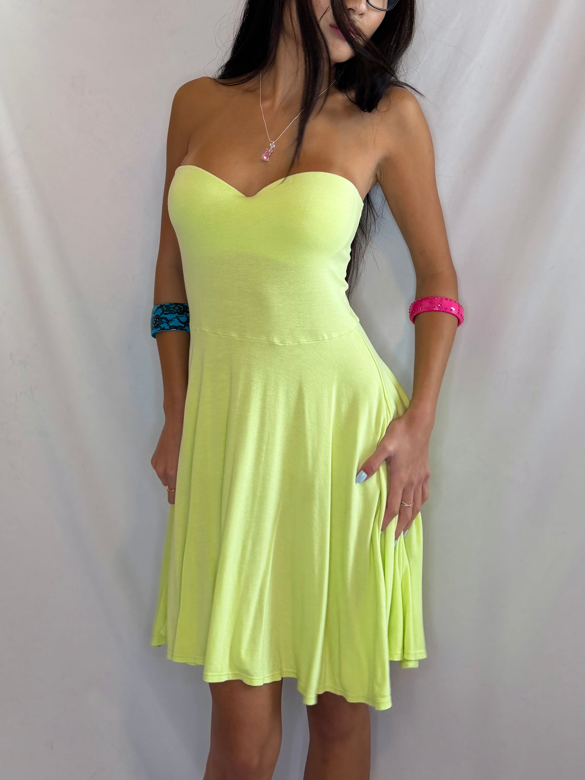 Vintage Victoria Secret strapless mini dress