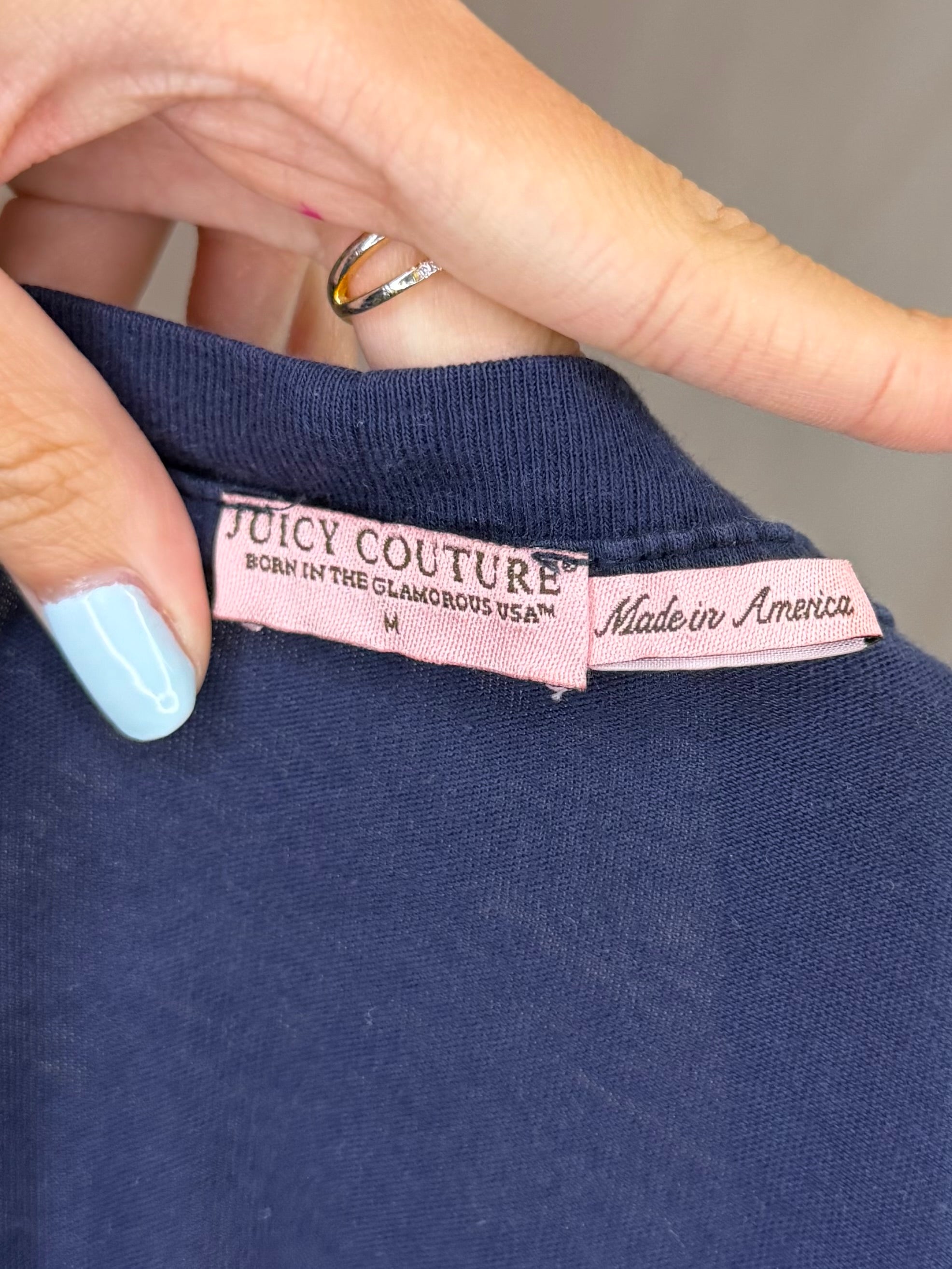 Vintage Juicy Couture rhinestone tee