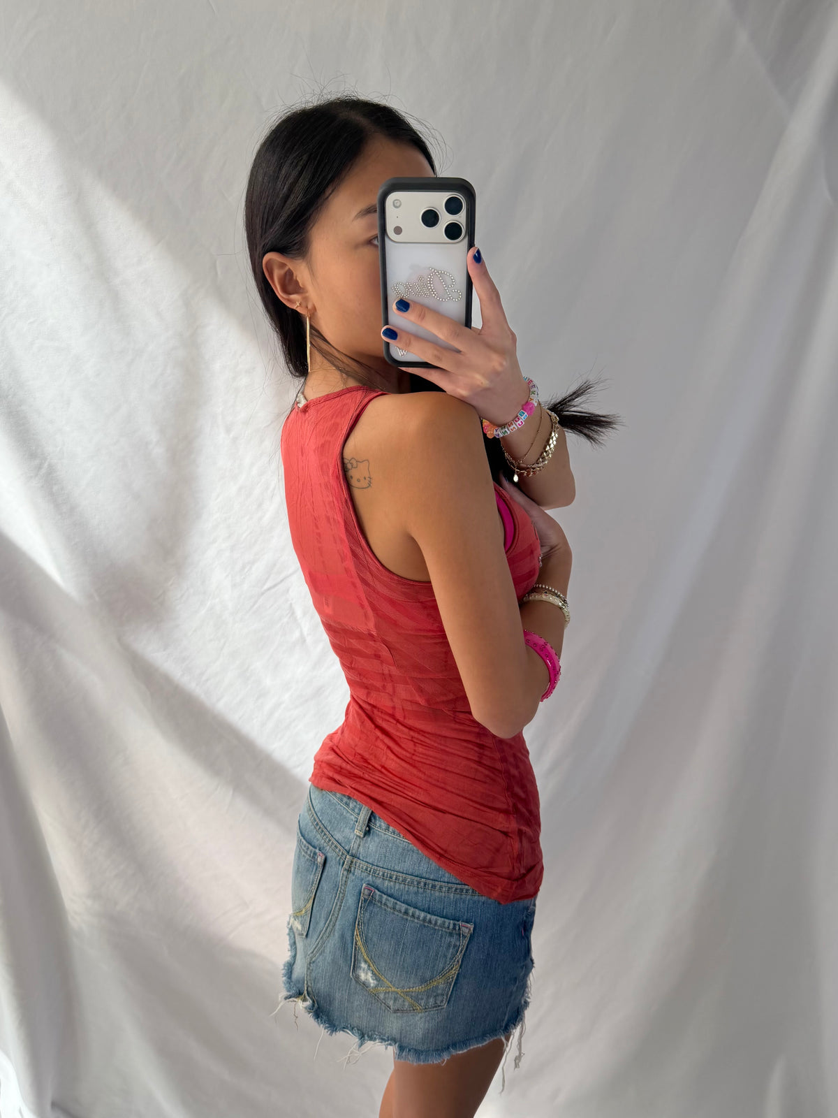Vintage Miss Me rhinestone tank top