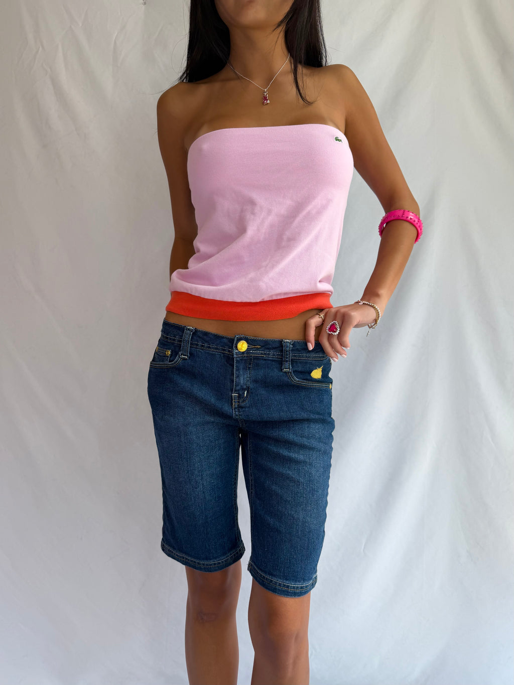 Vintage Apple Bottom denim capris jeans