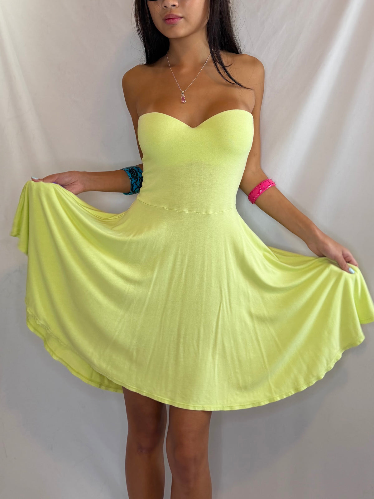 Vintage Victoria Secret strapless mini dress
