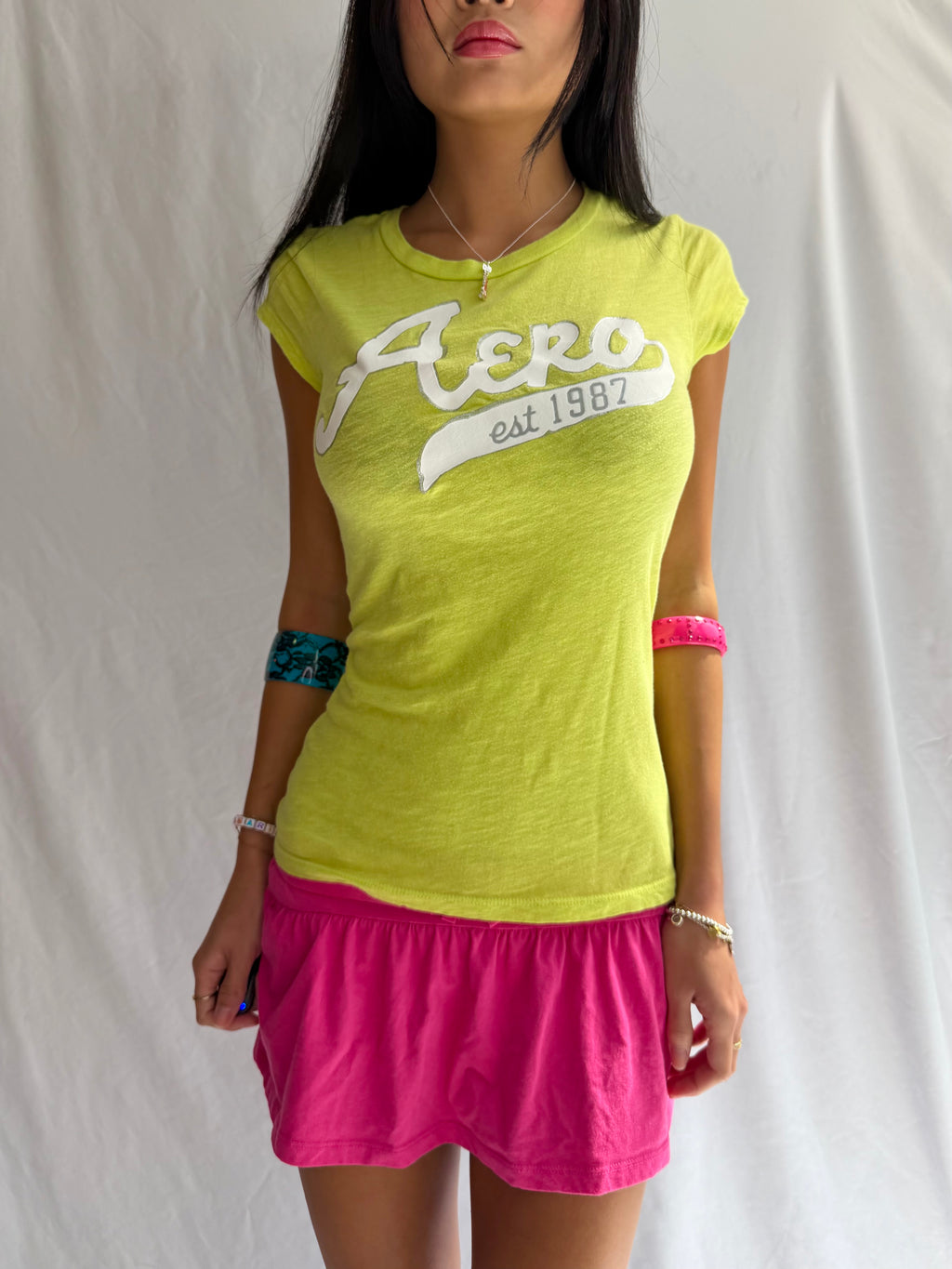 Vintage Aeropostale fitted graphic baby tee