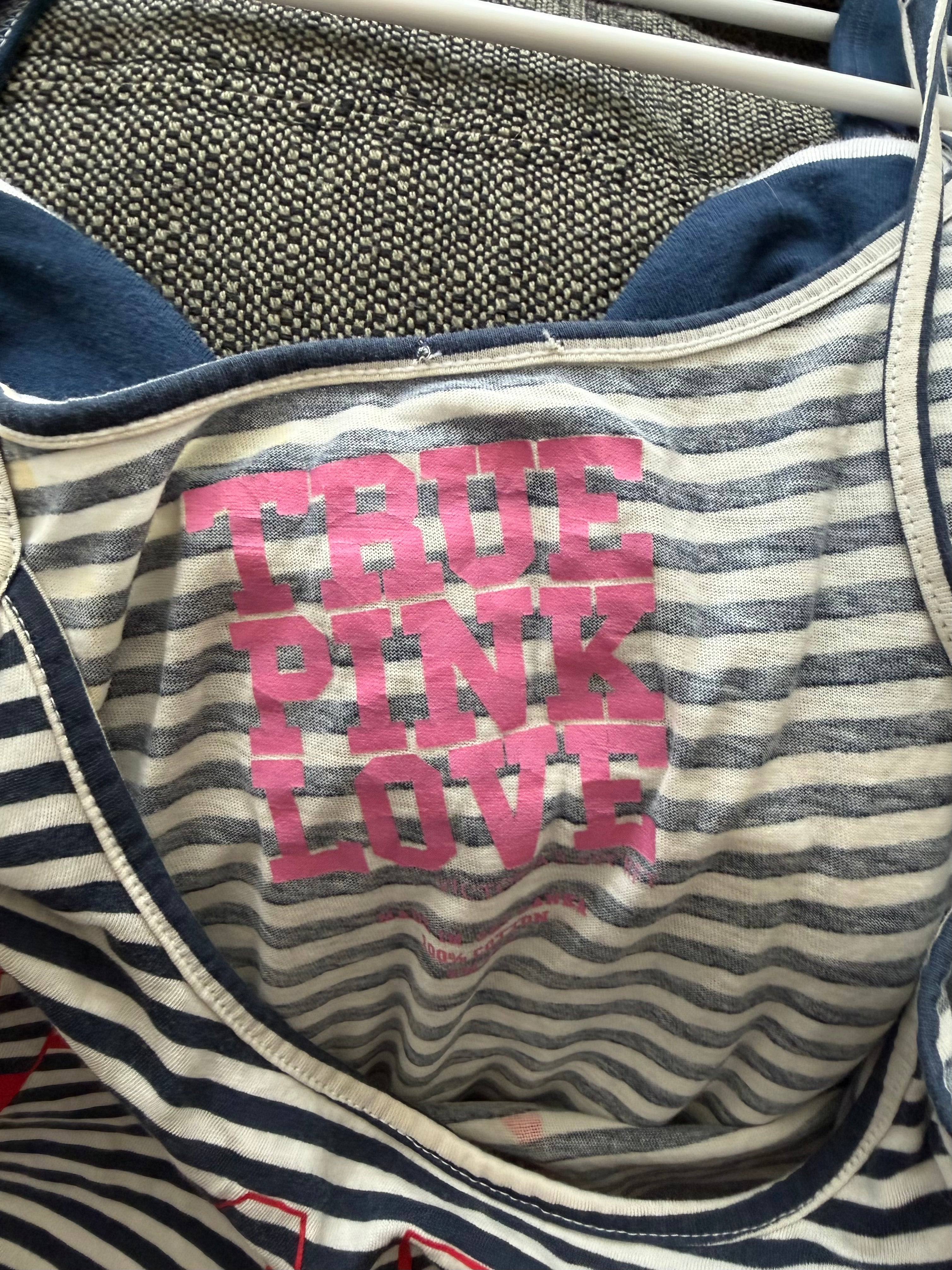 Vintage Victoria Secret stripe mini dress