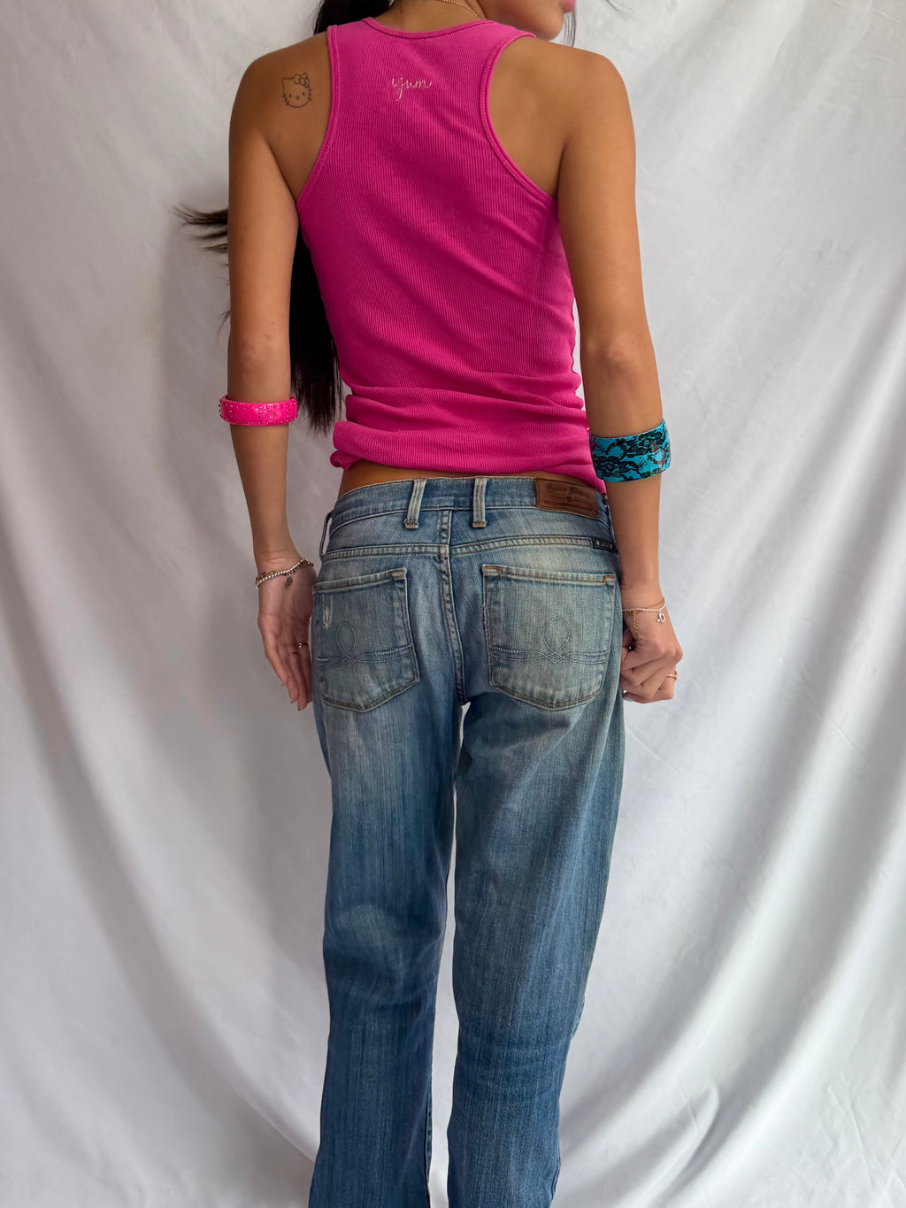 Vintage low rise relaxed jeans