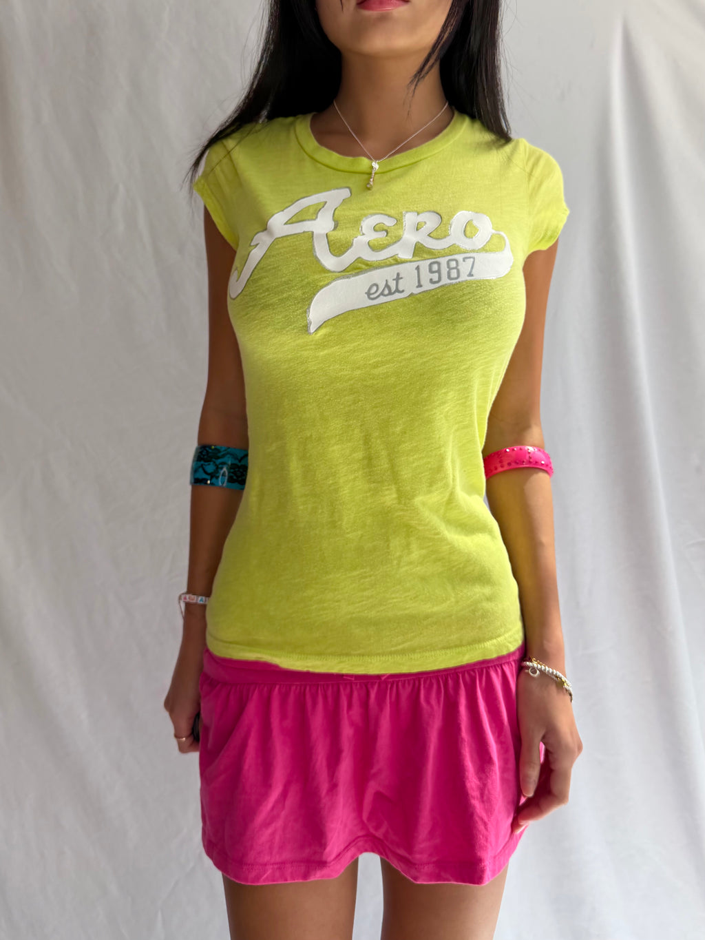Vintage Aeropostale fitted graphic baby tee