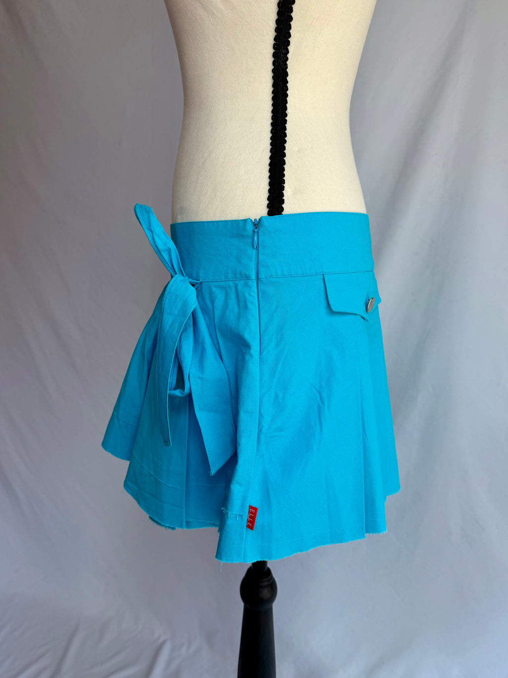Vintage ELLE Paris wrap mini skirt