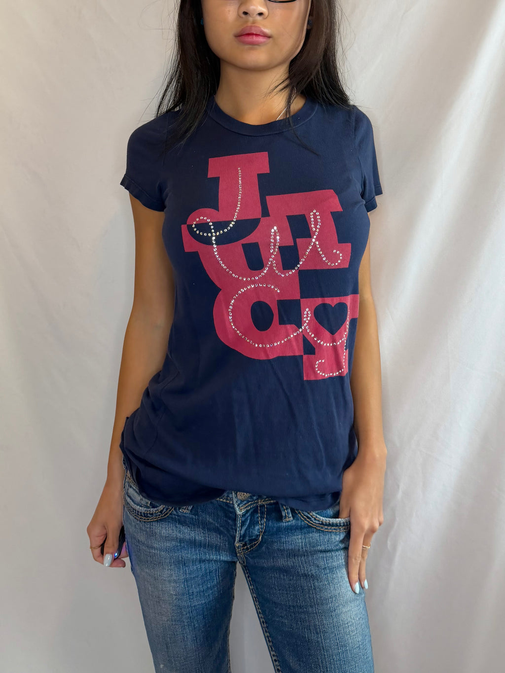 Vintage Juicy Couture rhinestone tee