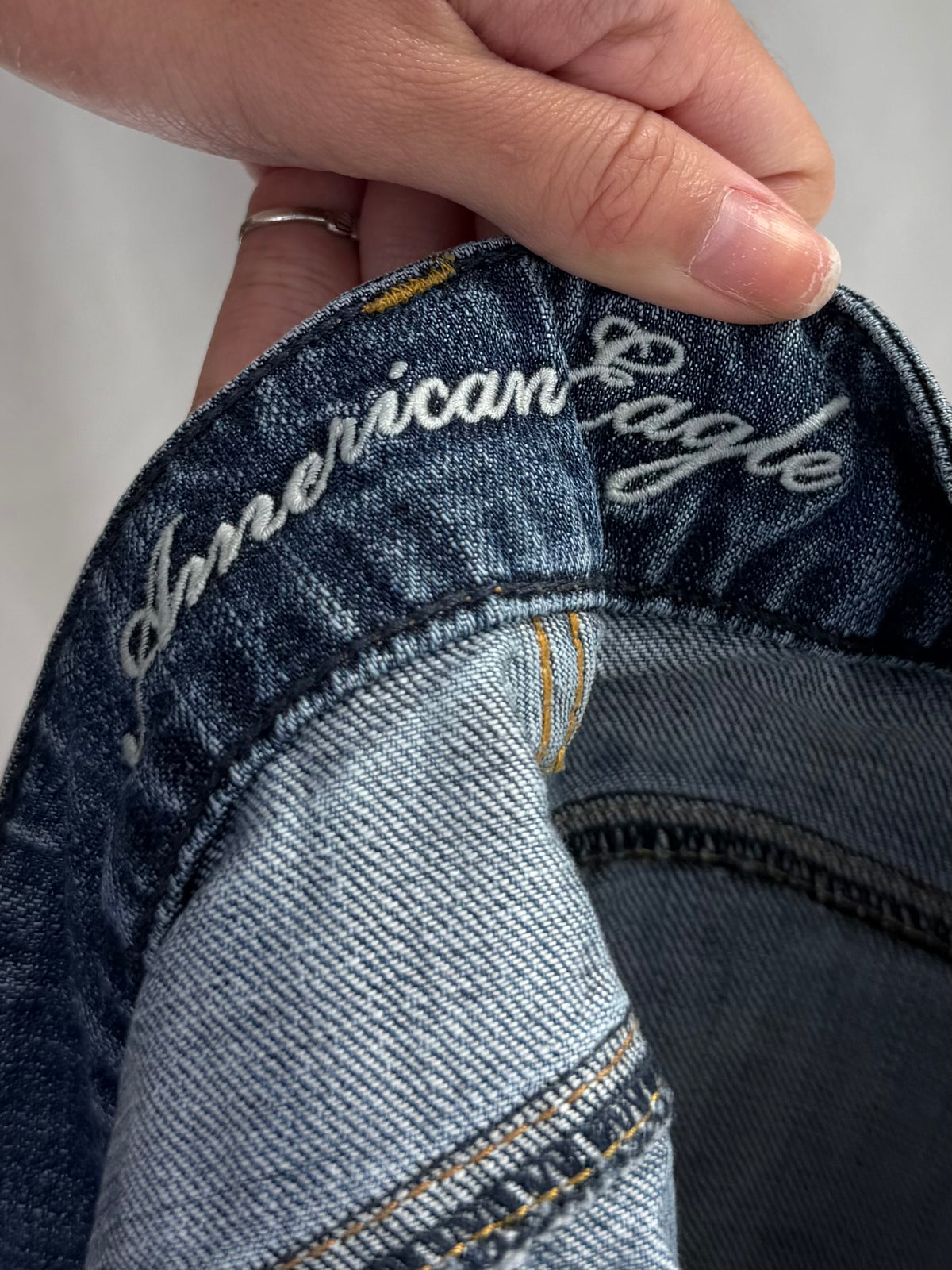 Vintage American Eagle low rise denim shorts