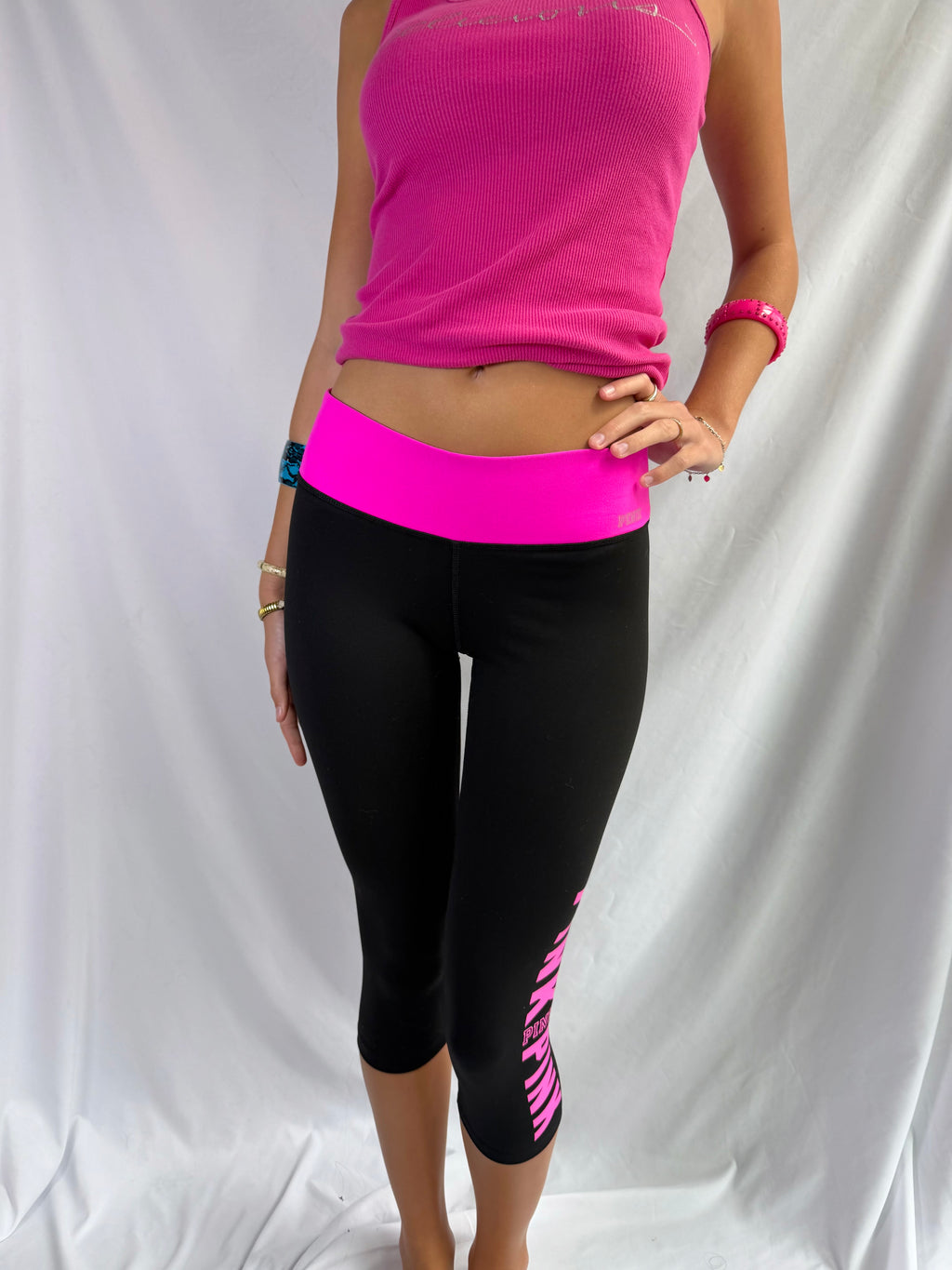 Vintage VS PINK capris leggings