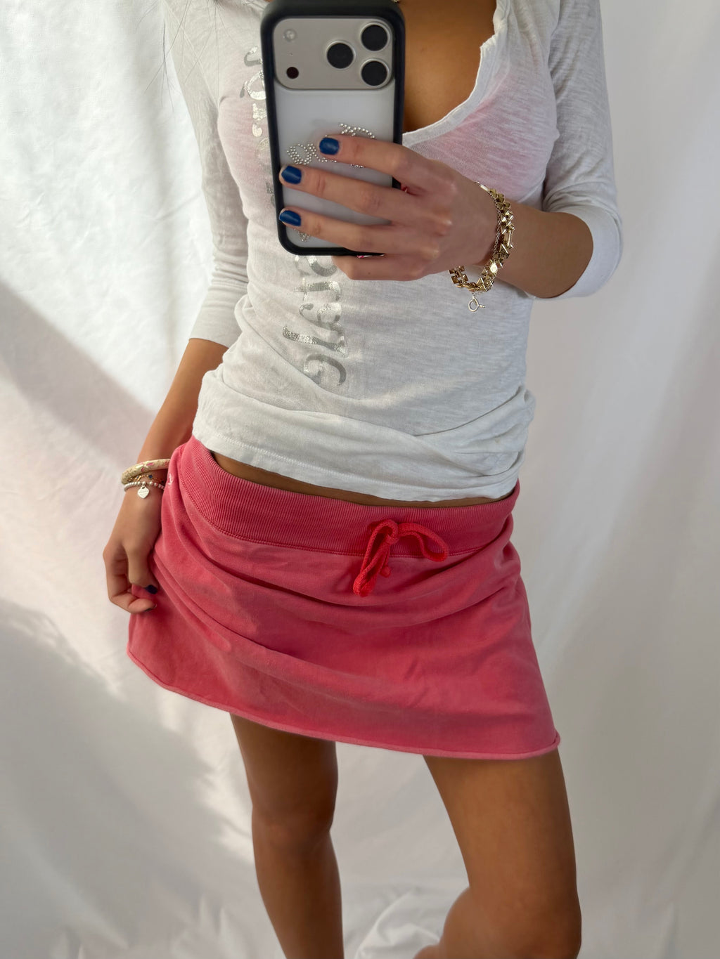 Vintage American Eagle pink mini skirt