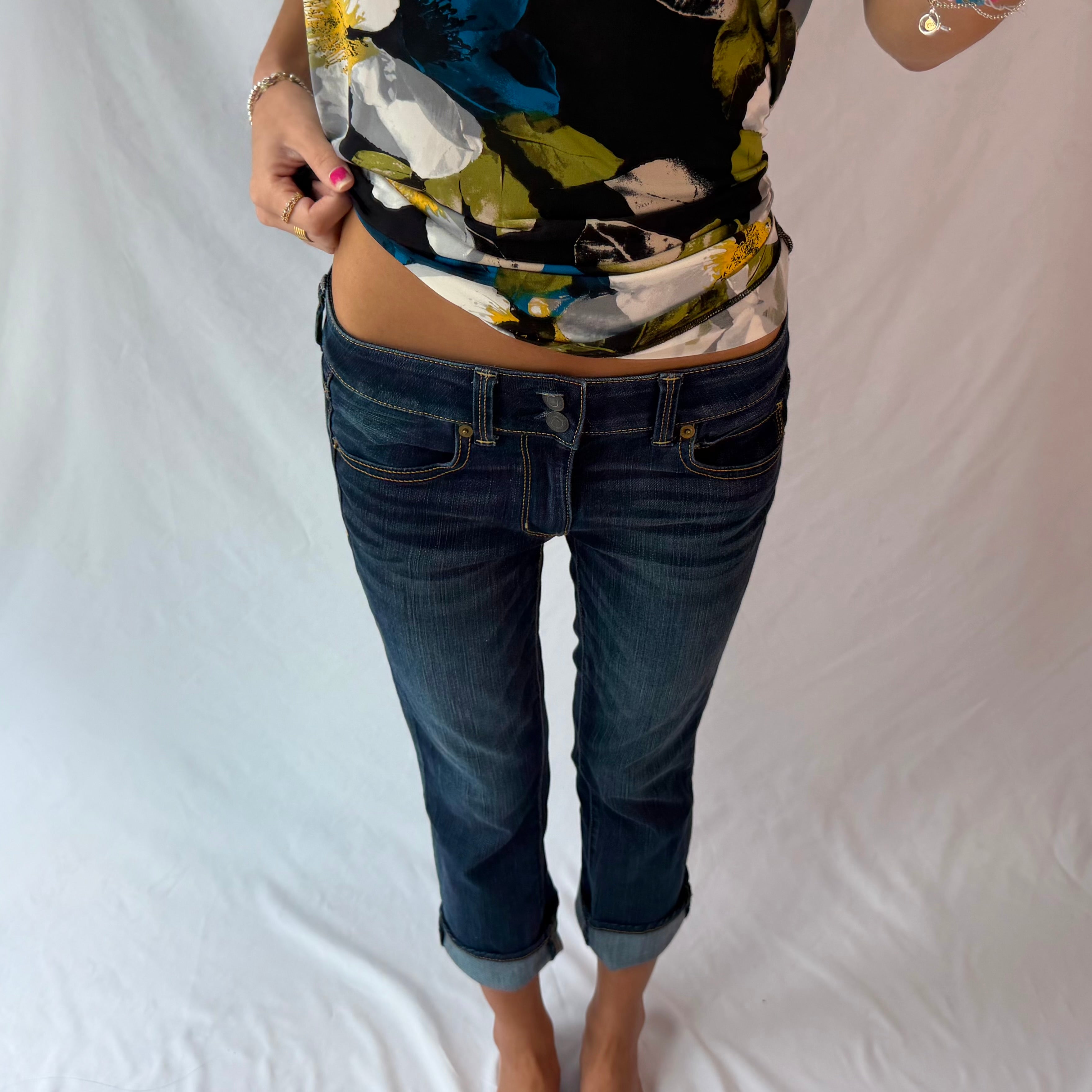 vintage American Eagle capris jeans ⋆˙⟡