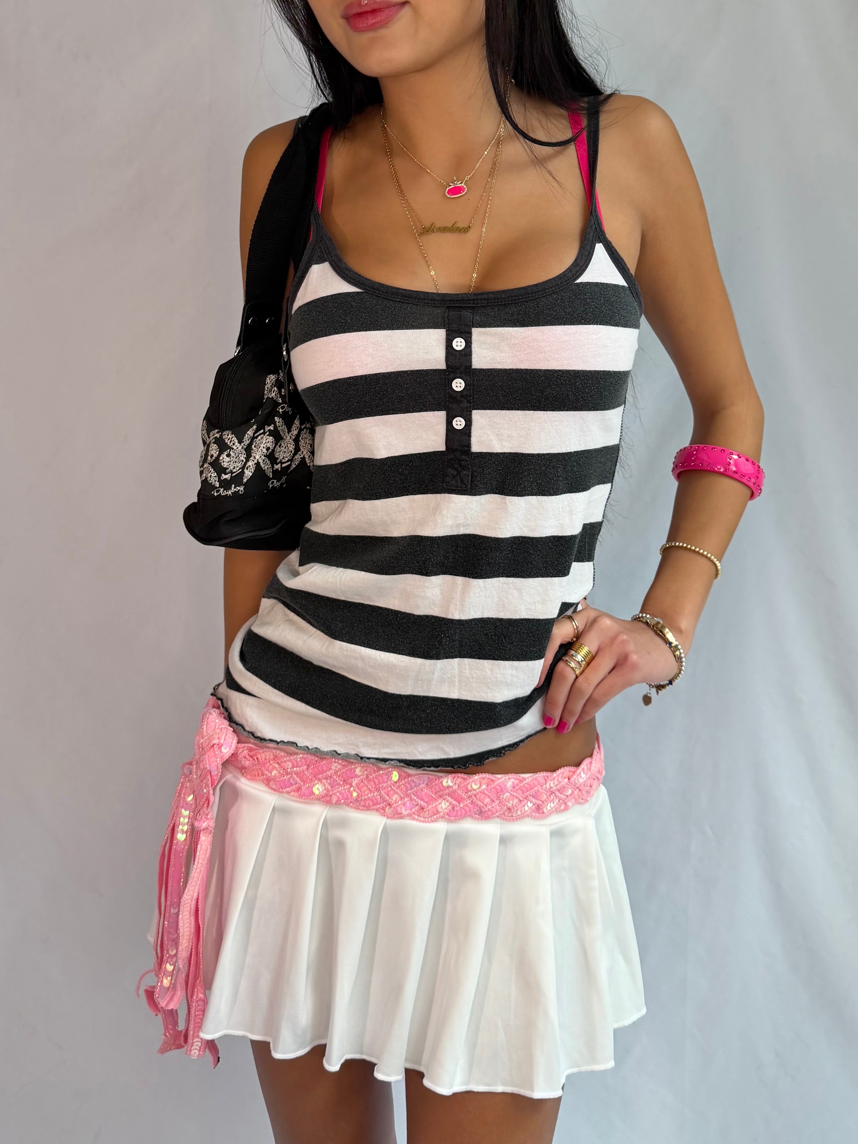 vintage striped tank top⋆˙⟡
