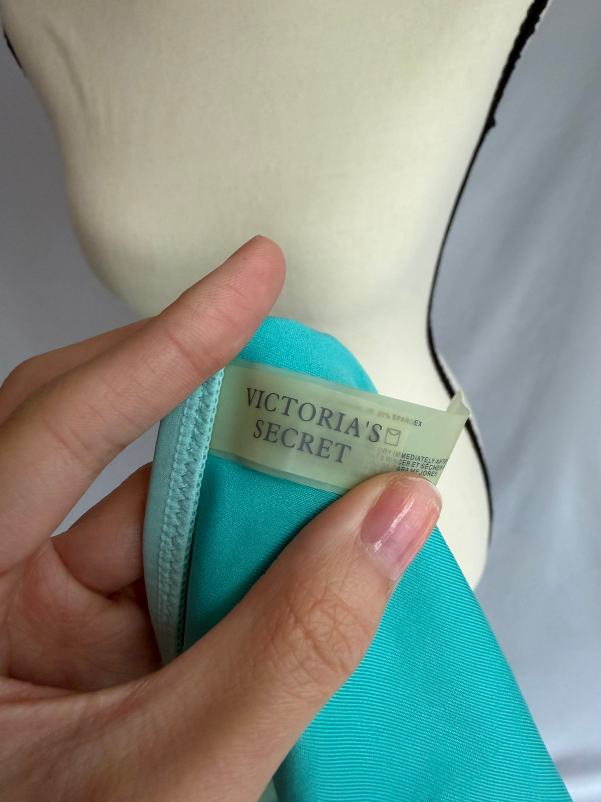Vintage RARE Victoria Secret teal bikini set