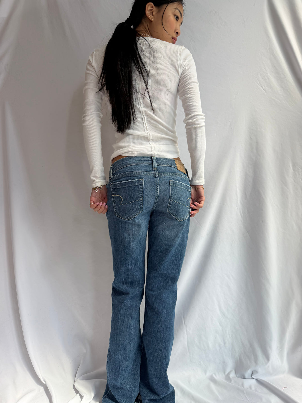 Vintage American Eagle low rise flare jeans