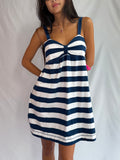 Vintage Victoria Secret navy stripe dress