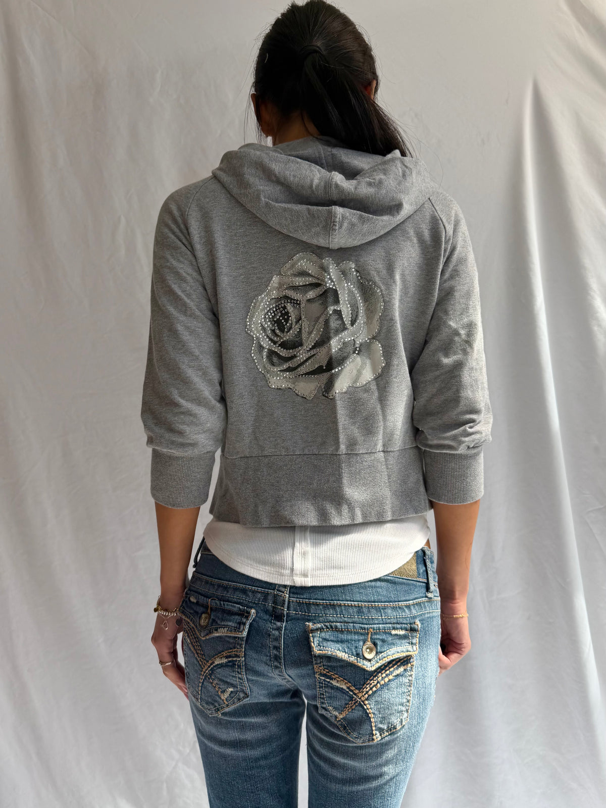 Vintage Bebe zip up hoodie jacket