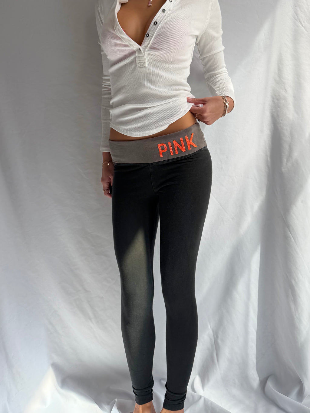 Vintage Victoria’s Secret PINK foldover leggings