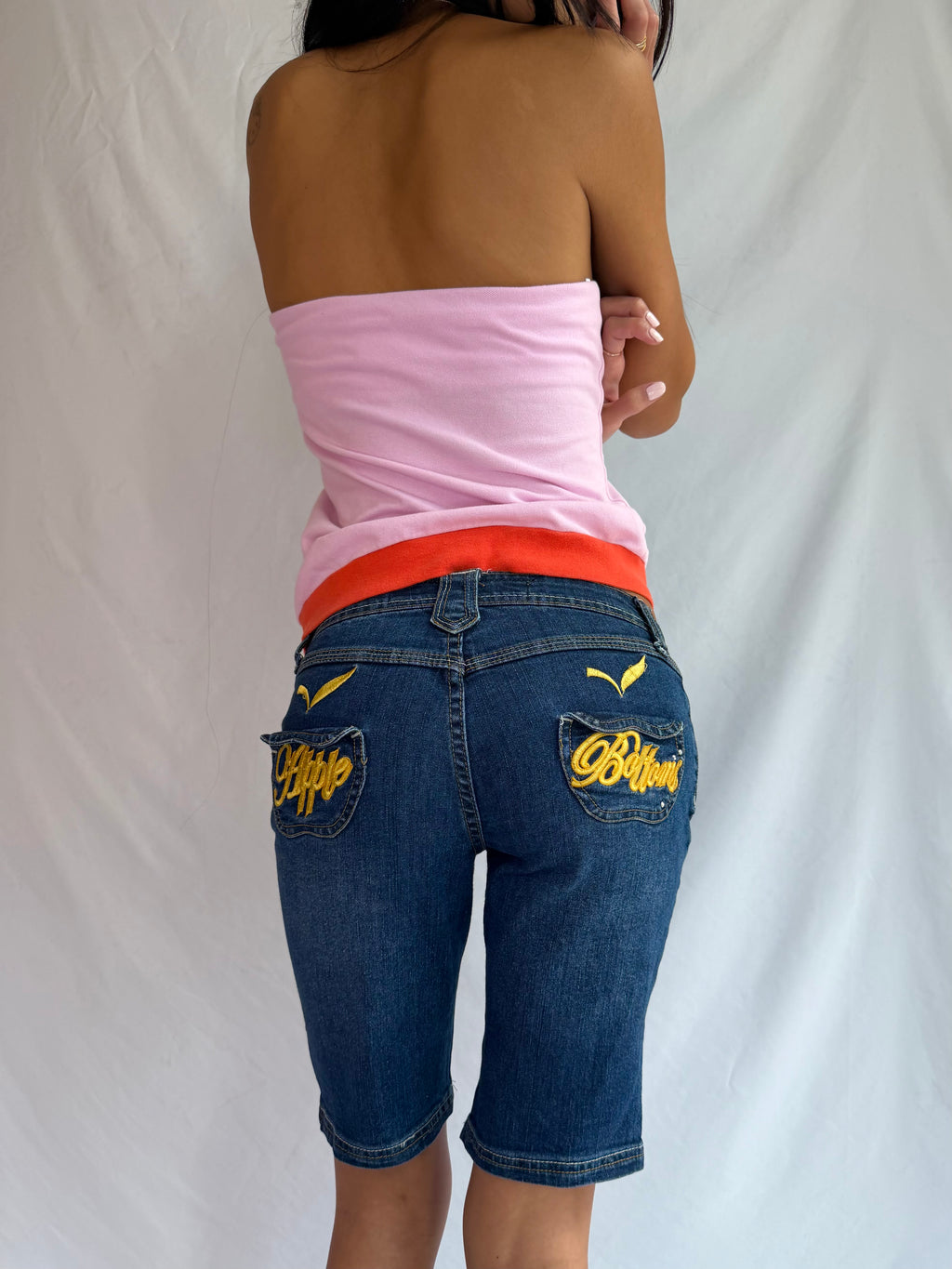 Vintage Apple Bottom denim capris jeans