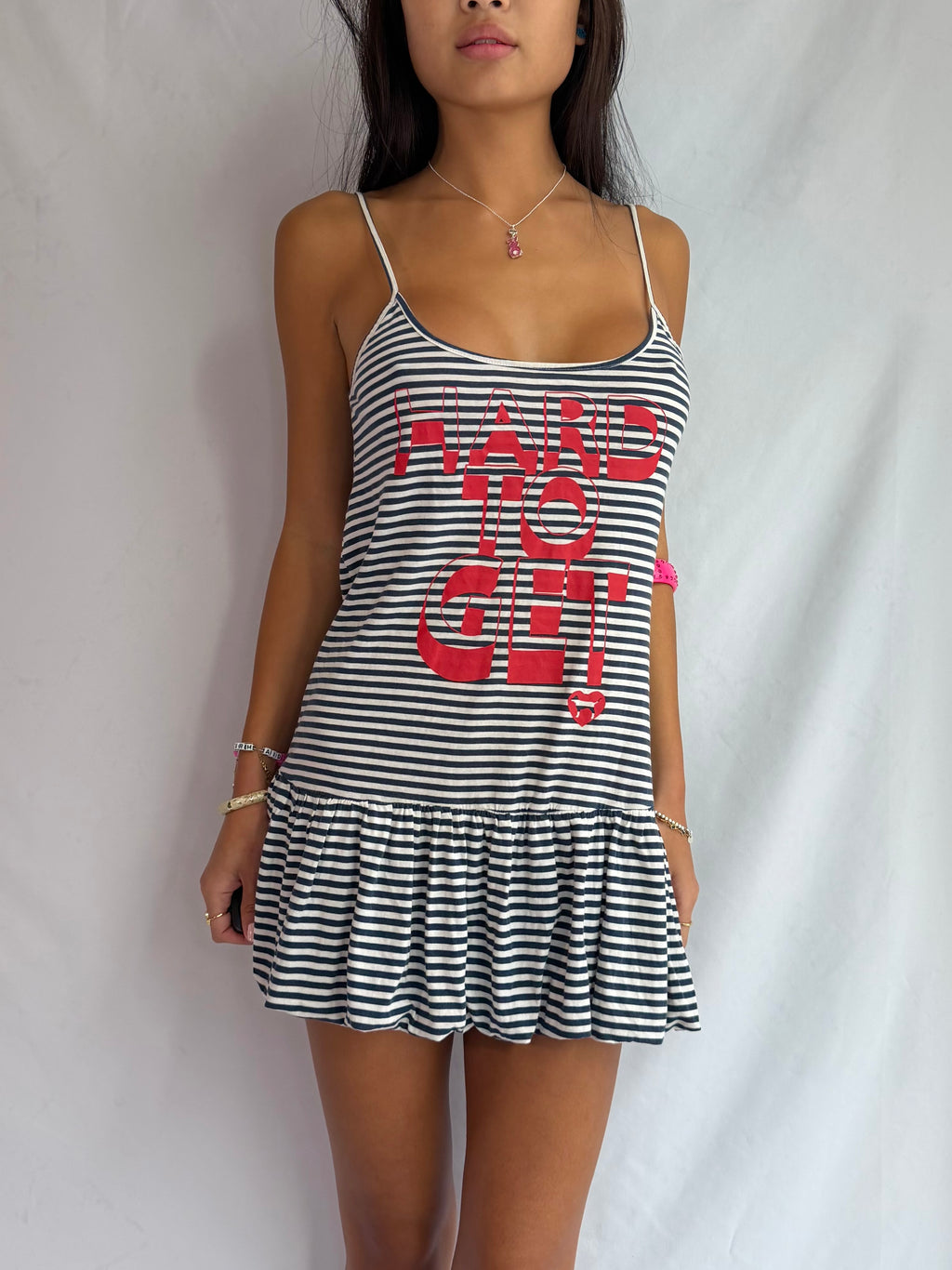 Vintage Victoria Secret stripe mini dress