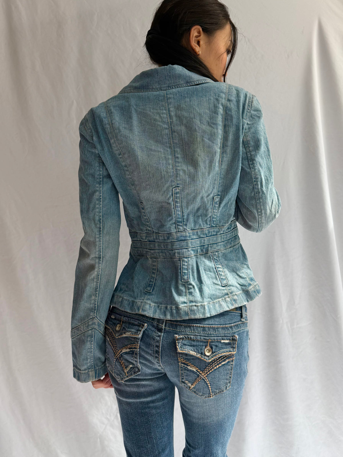 Vintage fitted denim jacket