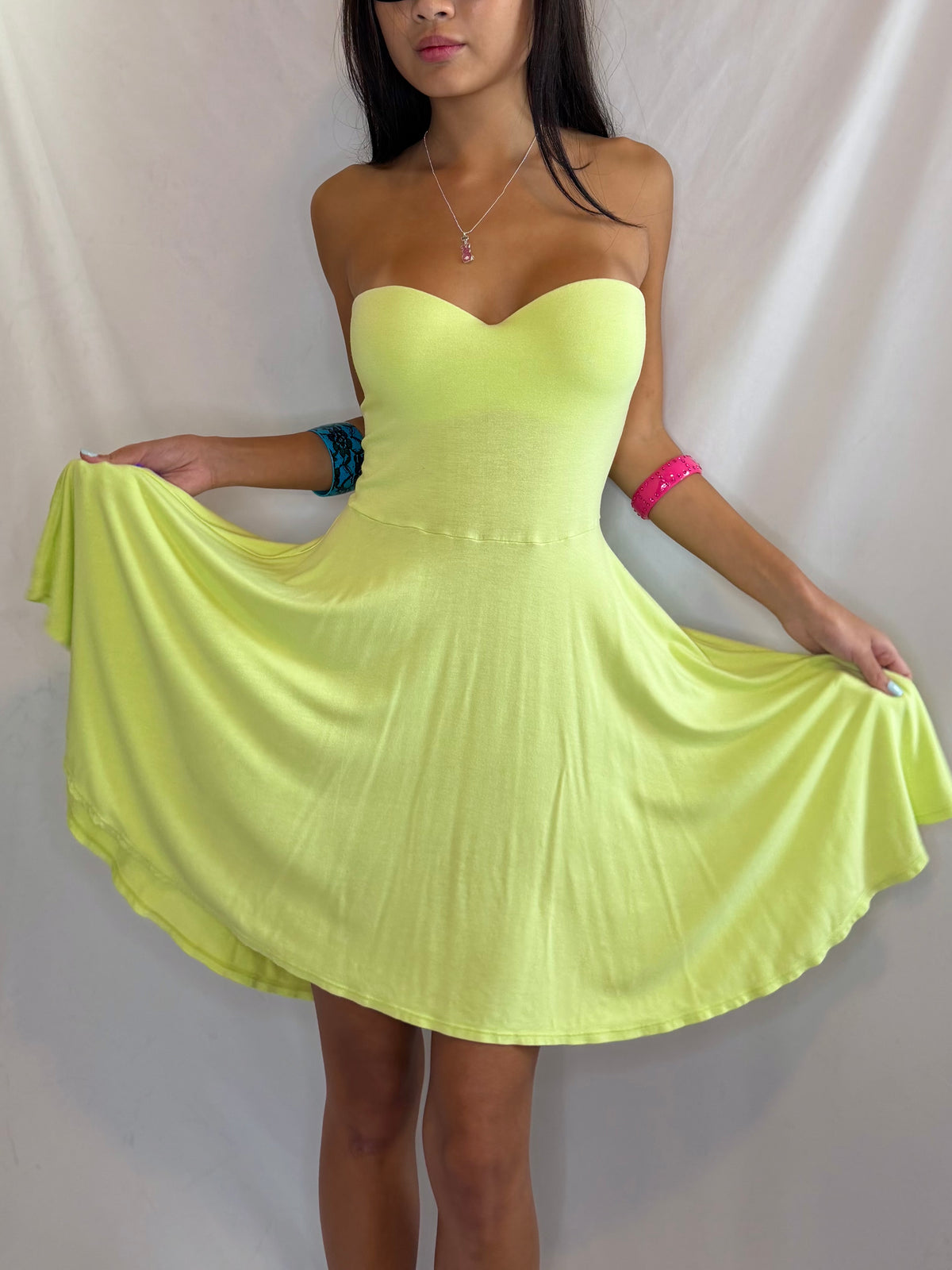 Vintage Victoria Secret strapless mini dress