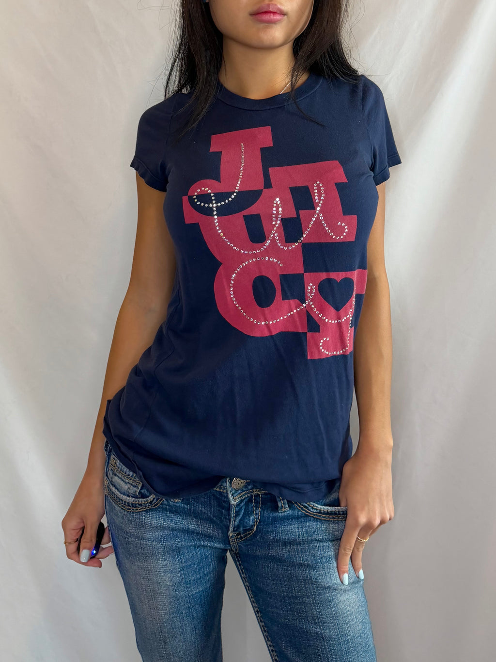 Vintage Juicy Couture rhinestone tee