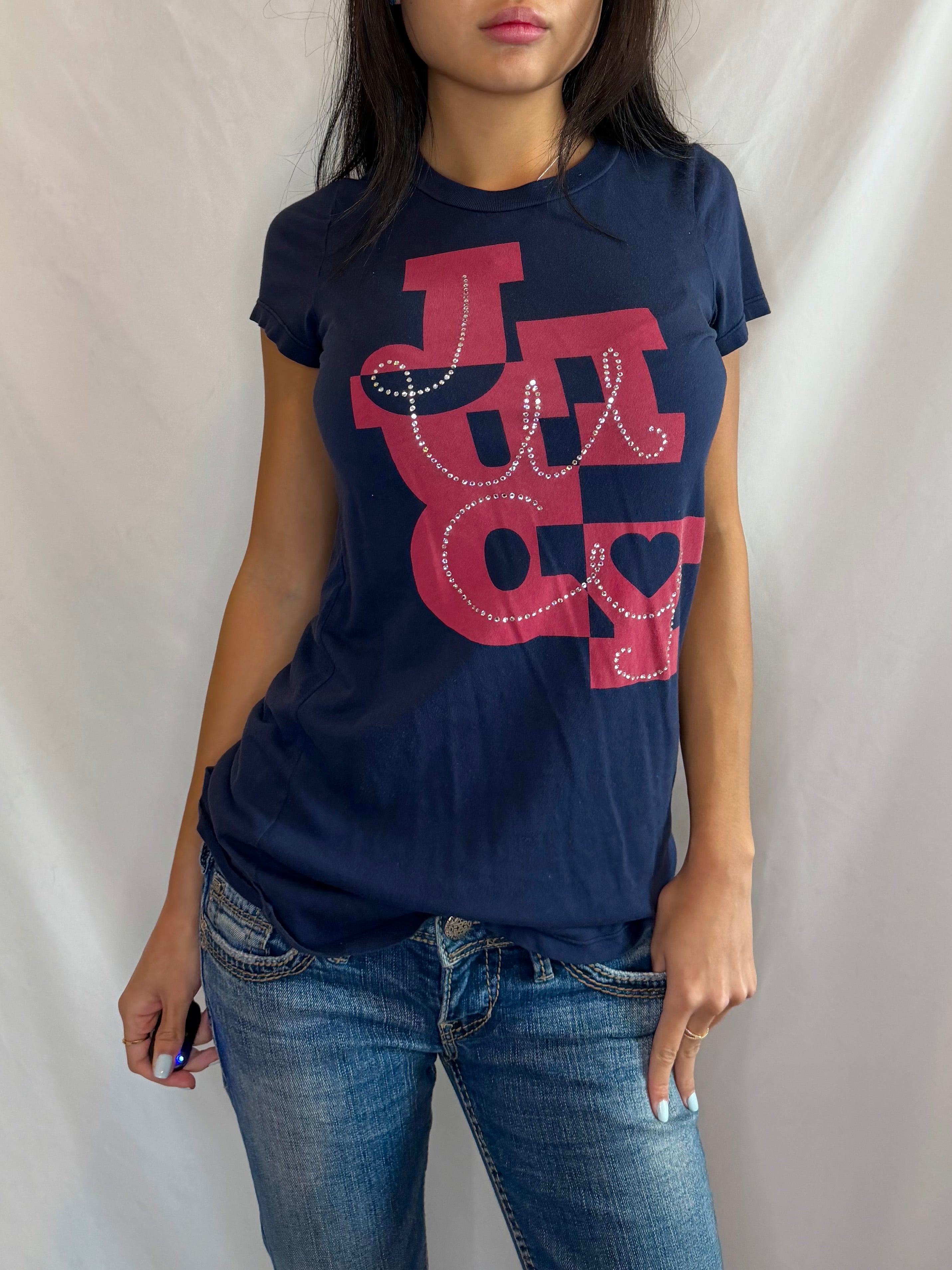 Vintage Juicy Couture rhinestone tee