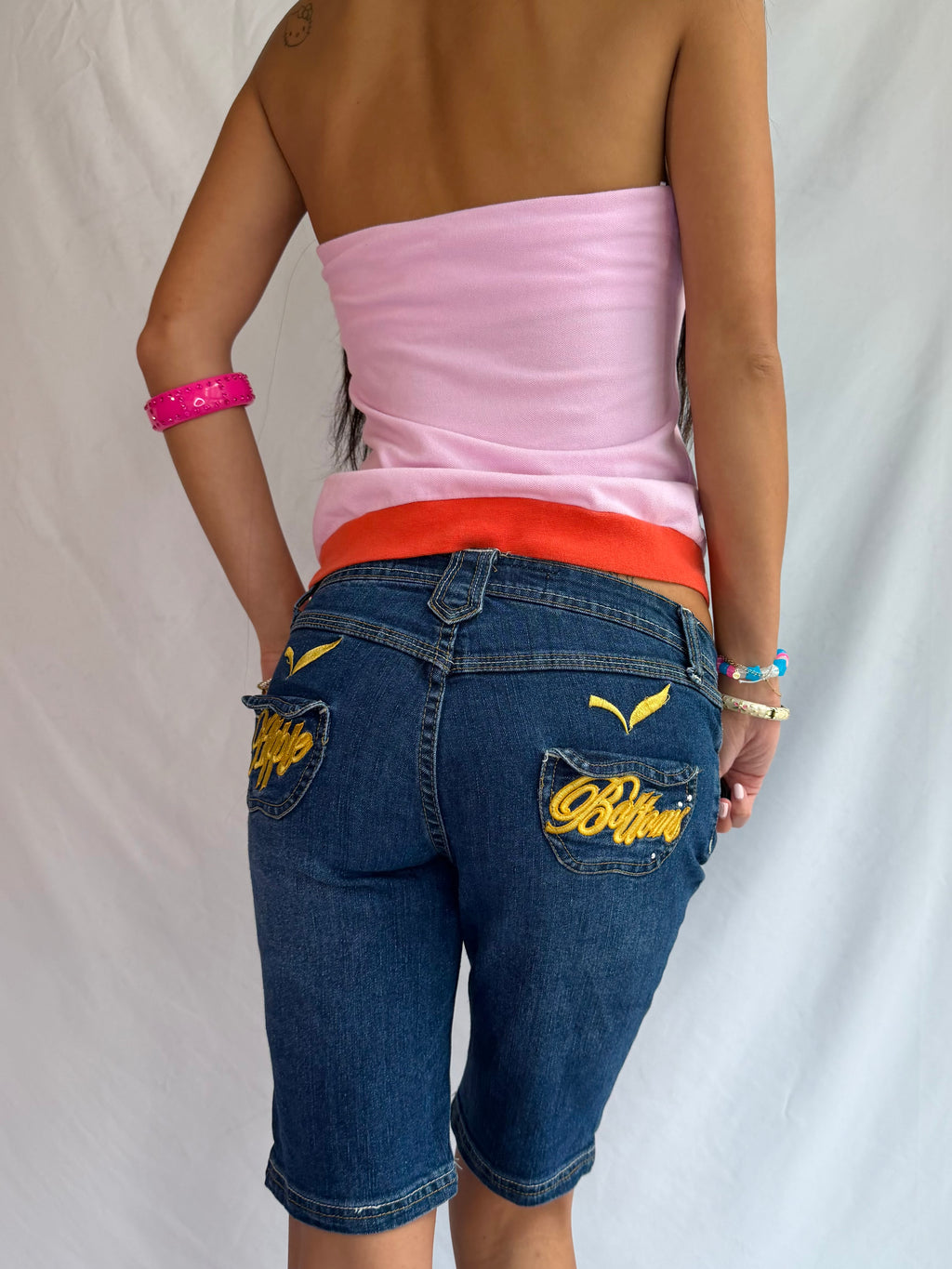 Vintage Apple Bottom denim capris jeans
