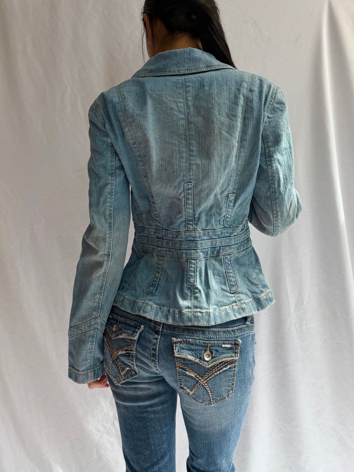 Vintage fitted denim jacket