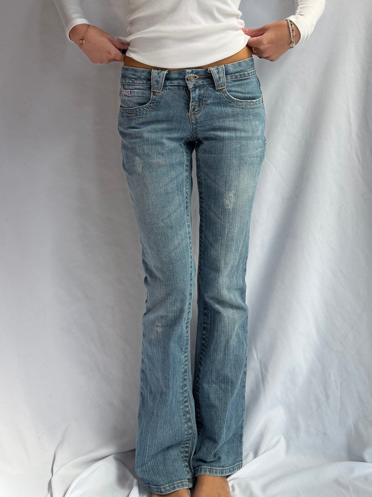 Vintage Candies flare sequin jeans