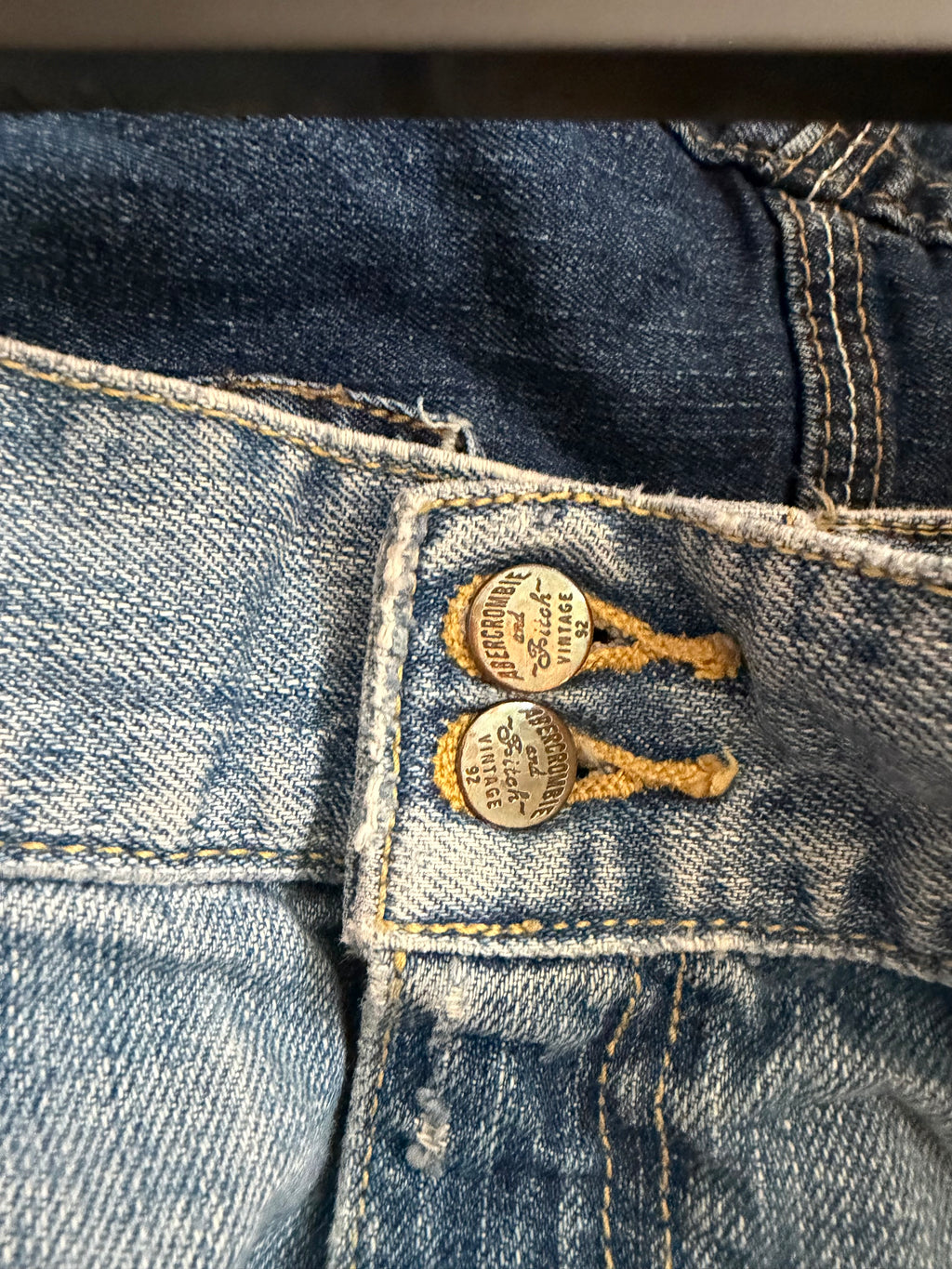 Vintage Abercrombie Fitch denim mini skirt