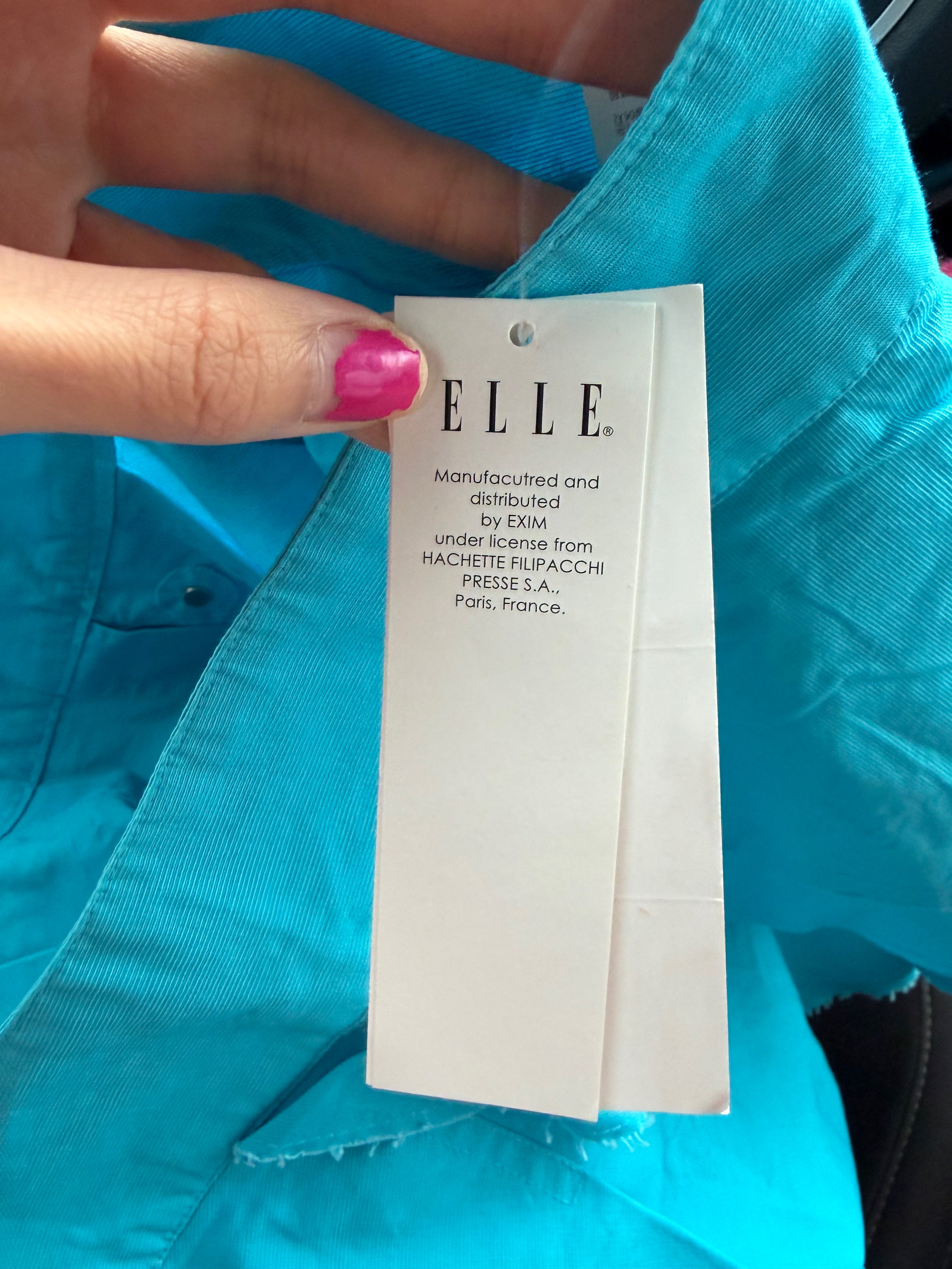 vintage 2007 ELLE Paris wrap mini skirt 𑣲⋆｡˚