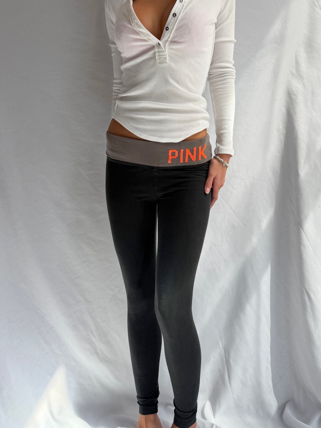 Vintage Victoria’s Secret PINK foldover leggings